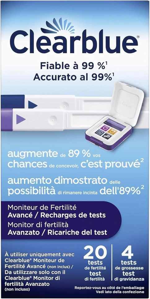 Clearblue Stick Fertilità (20 stick+4 Test Gravidanza) - Immagine 3 di 3