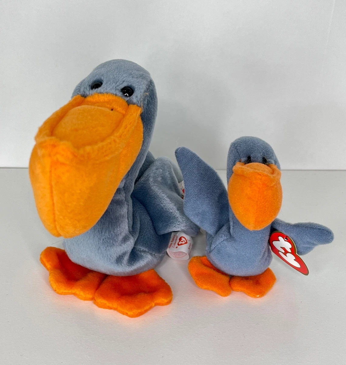 Ty Beanie Baby SCOOP the PELICAN And 1993 McDonalds Edition Scoop
