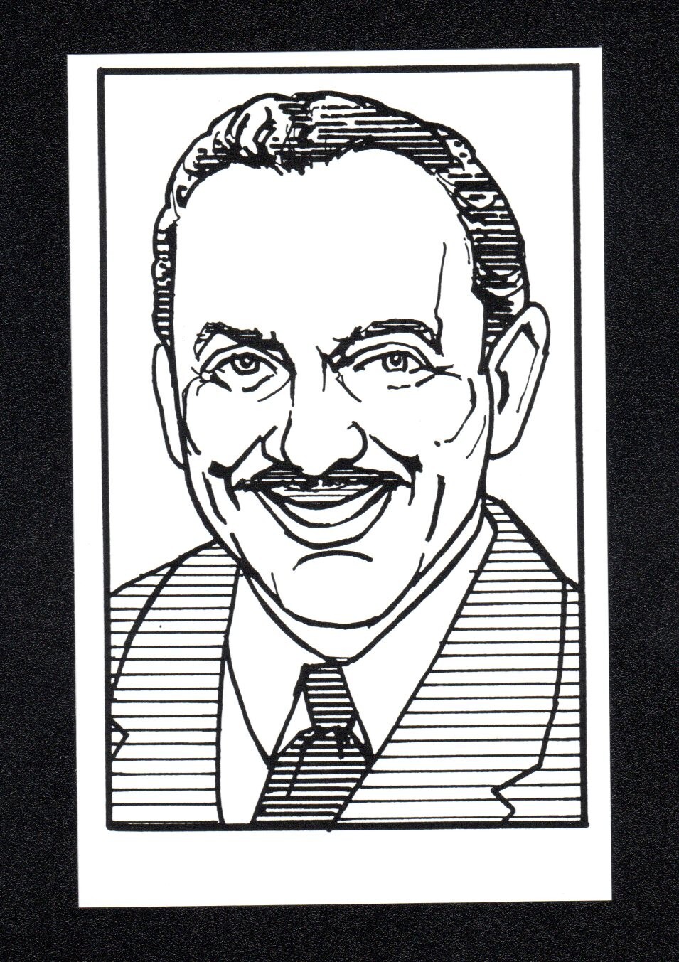 Mel Blanc Voice Actor 1998 Lang Gang Picture Perfect Game of Famous Faces Card