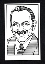 Mel Blanc Voice Actor 1998 Lang Gang Picture Perfect Game of Famous Faces Card