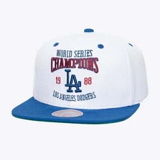 Mens Mitchell & Ness MLB CHAMP SERIES SNAPBACK COOP DODGERS