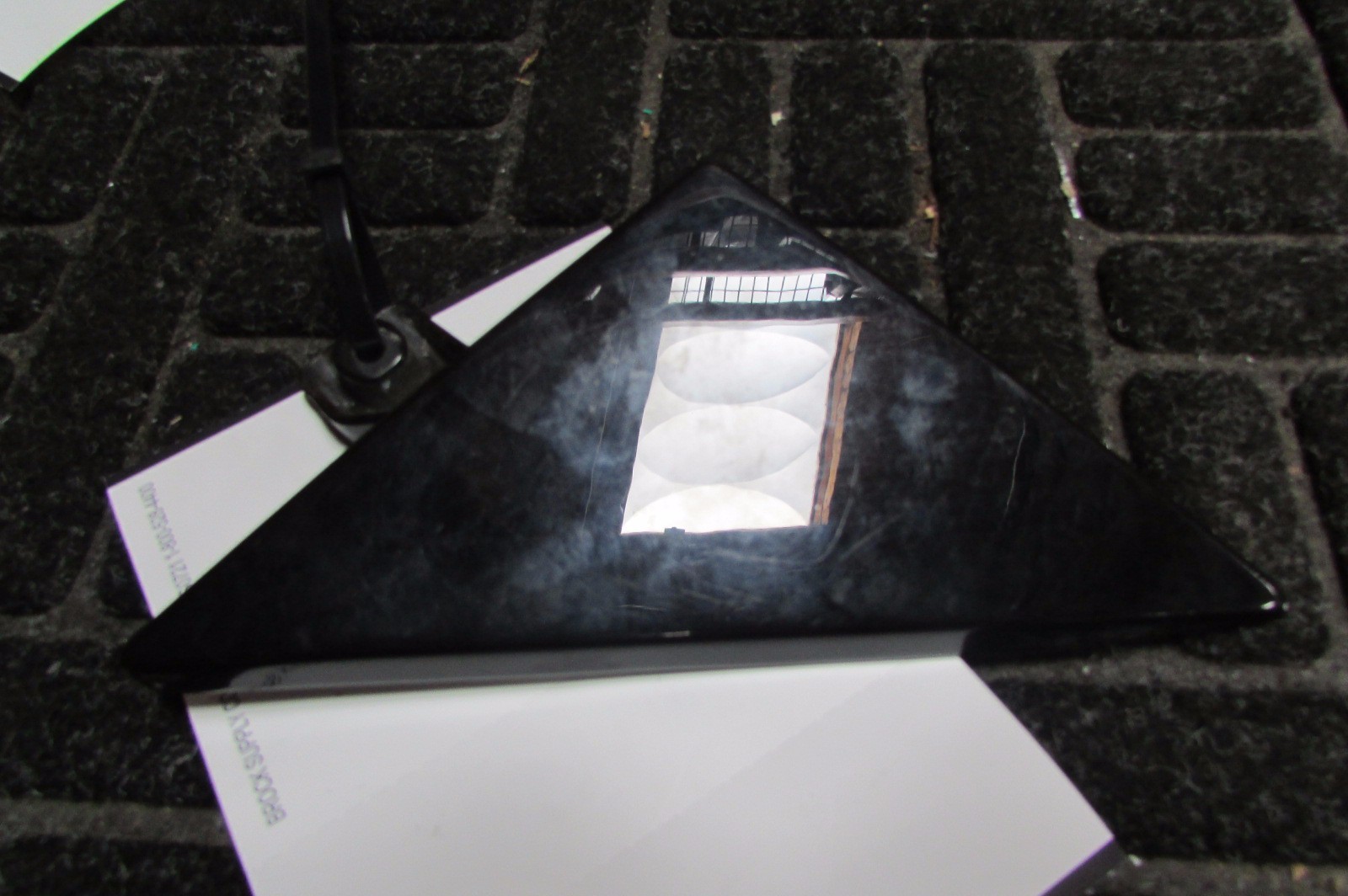 Ferrari 458 Italia RH, Right Door Outer Corner Triangle Cover, P/N 81486300