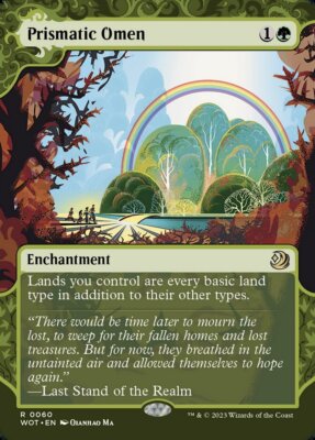 MTG Prismatic Omen (60/103) Wilds of Eldraine Enchanting Tales LP