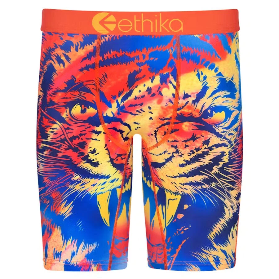 Ethika sous-Vêtement Homme Staple Compatible Avec Boxer Slip - Malade Tigre - Photo 1/4