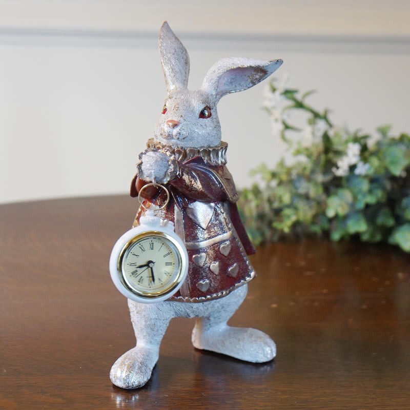 Alice In Wonderland Rabbit Clock New Disney's Alice In Wonderland