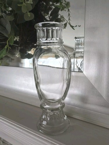 Vintage 10” Wheaton Glass Apothecary PEDESTAL VASE 1970’s GORGEOUS! - Picture 2 of 8