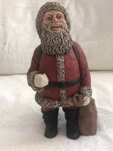 All Gods Children Martha Holcombe ST NICHOLAS WHITE Santa Figurine NIB COA Ed 91