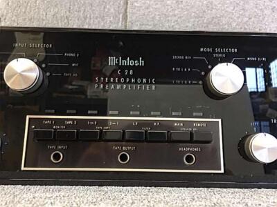 Mcintosh C28 Preamplifier - Fully Restored And Near MINT | eBay