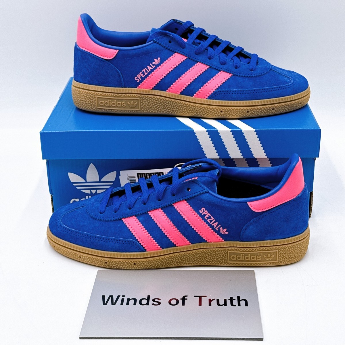 adidas Originals Women's Handball Spezial IH5373 Lucid Blue Lucid