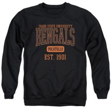 Idaho State University Adult Crewneck Sweatshirt Est. Date, Black, S-3XL