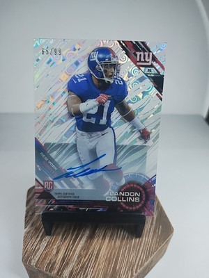 2015 Topps High Tek - Pattern 1 Grass/Waves Autographs #52 Landon Collins...