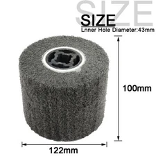 Electric Burnishing Drawing Machine Burnisher Sander Polisher Wheel Grit 40-600