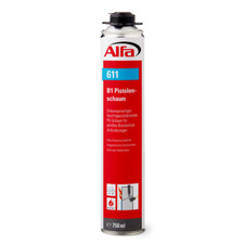 Alfa Brandschutzschaum B1 (1K) 750 ml - Schwer Entflammbar & Schnell Härtend