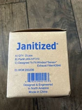 Janitized FILTER,EXHAUST,860141400 JAN-IVF310 APC FILTRATION INC Janitized