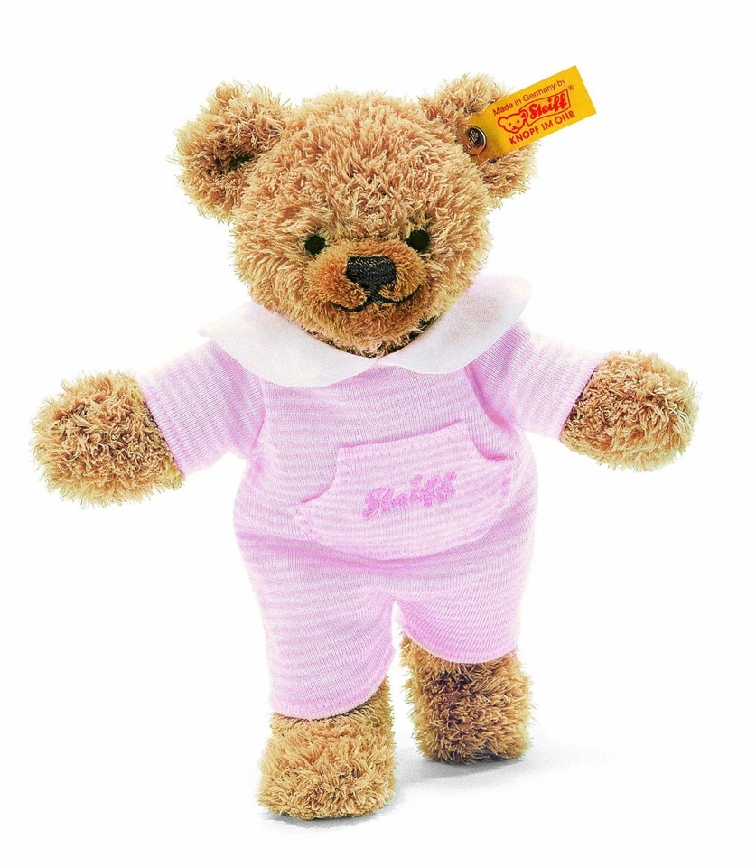 STEIFF® 237102 Schlaf Gut Bär 20cm rosa NEU unbespielt RARITÄT