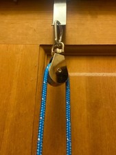 Therapist  s Choice  Shoulder Pulley, Over The Door, with Metal Door Bracket Atta