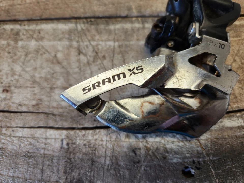 Sram X5 Clamp On Front Derailleur 2x10 Gravel Road Mountain Bottom Pull - Image 3 of 4