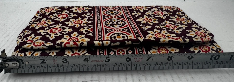 Vera Bradley женщин Дамская сумка многоцветный хлопок выстеганный медальон CD DVD медиа чехол - Изображение 2 из 4