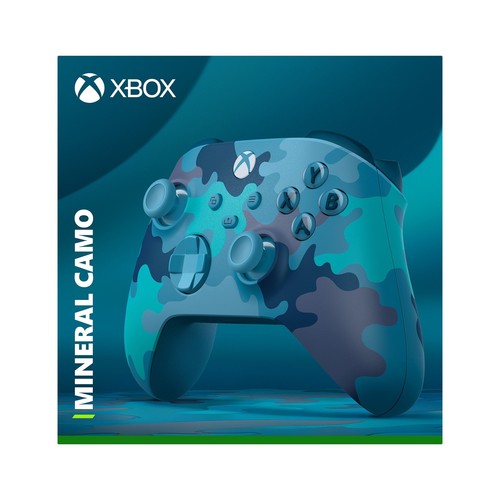 Microsoft Xbox (X/S/One/PC/Tablet/Android) Wireless Controller Blue Mineral Camo
