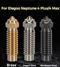Volcano Nozzles For Elegoo Neptune 4 Plus/4 Max 0.2/0.4/0.6/0.8/1.0 mm 1.75mm 3D