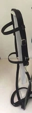 MINIATURE HORSE / SM PONY BITLESS BRIDLE - BLACK