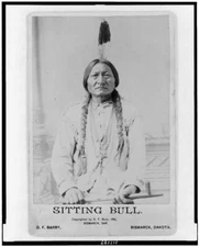 8" x 10" Photo 1885 Sitting Bull/D.F. Barry, photographer, Bismarck, D.T.