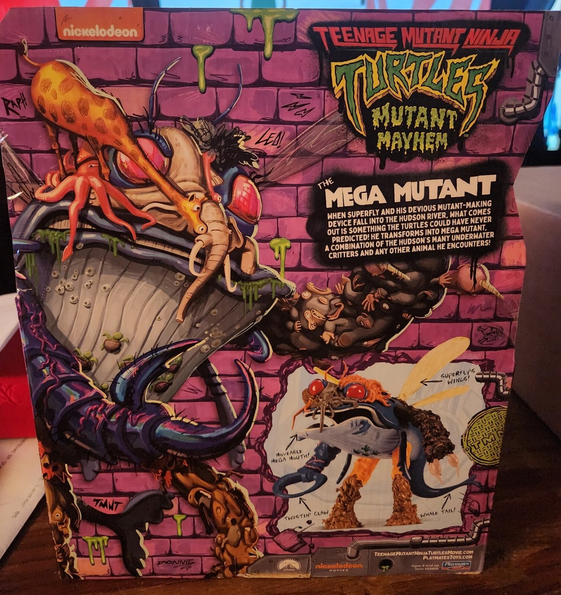 Playmates Toys Teenage Mutant Ninja Turtles Mayhem Mega Mutant
