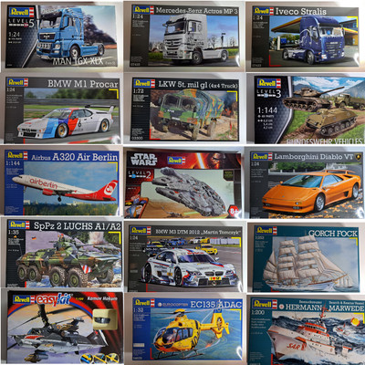 Revell Fahrzeuge, Schiffe, Konvolut zum auswählen