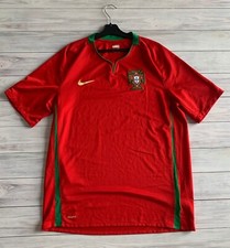 Portugal 2008 - 2010 Home football shirt jersey Nike size L