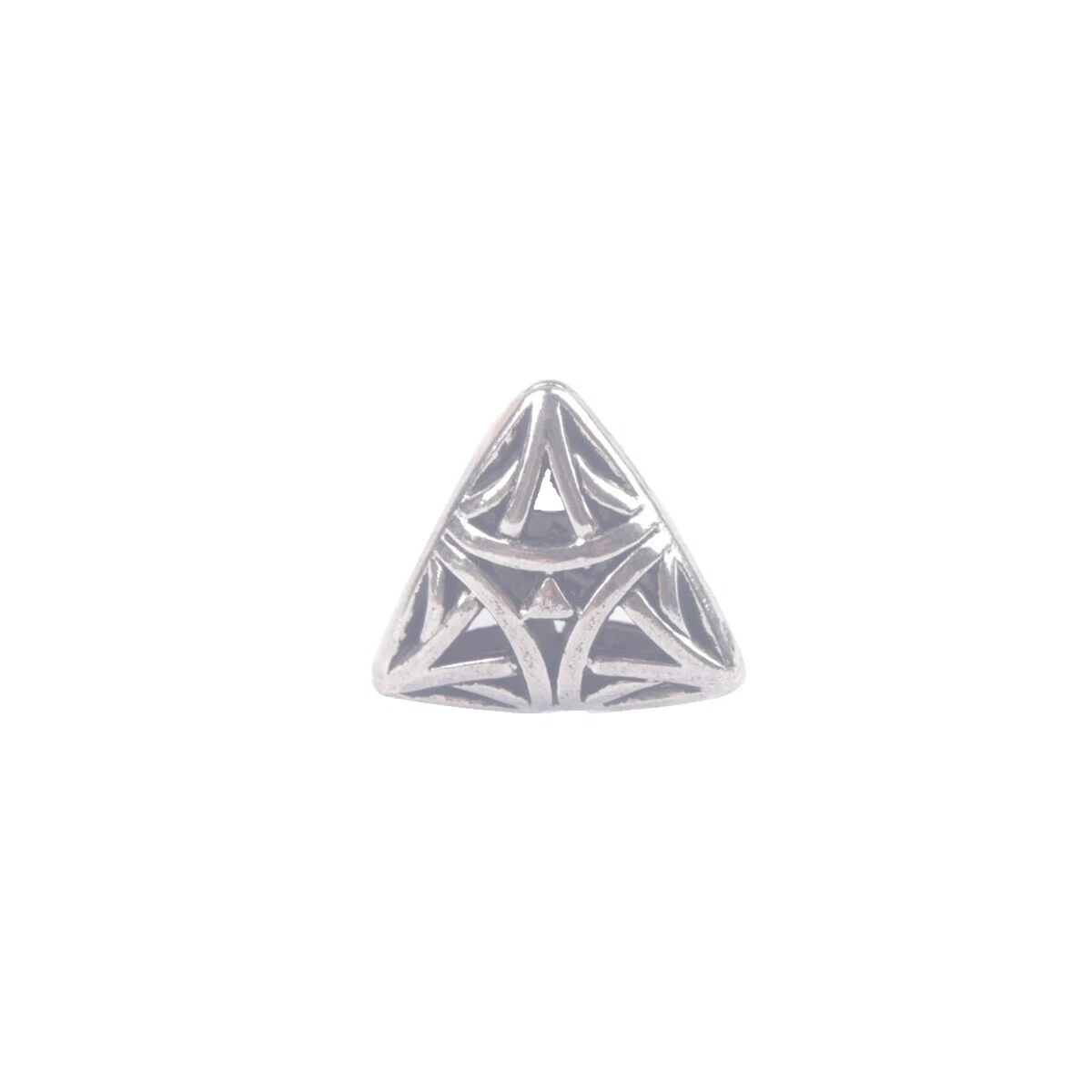 Triangle Antiqued Jewelry Making Beads