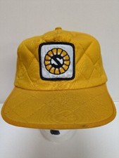 Vintage USA MADE Quilted Winter Ear S Corn Farm Patch Trucker Hat Cap (H5)