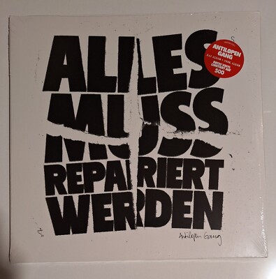 Antilopen Gang ''Alles muss repariert werden'' rotes Vinyl lim. 500 Stück 