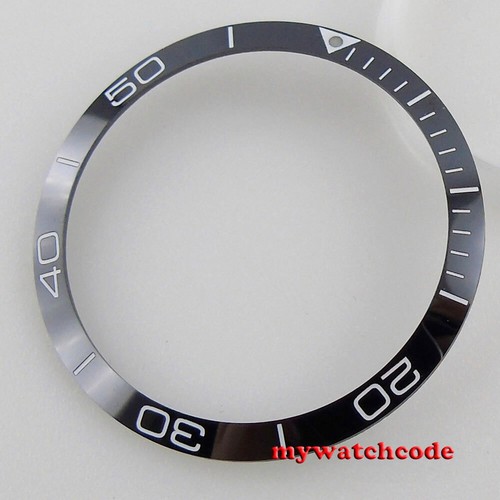 39,2 mm bisel de cerámica negro azul verde bisel de inserto para reloj de hombre Corgeut 41 mm - Imagen 13 de 15