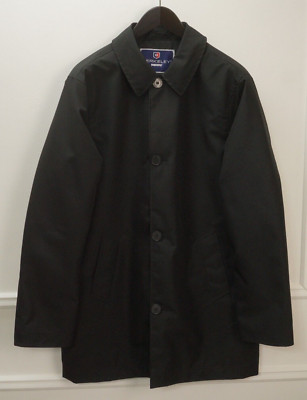 Herren Berkeley Windbreaker Schwarz Mantel Atmungsaktiv Größe L EU52 UK / US42
