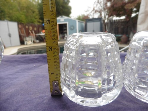 2 Mini Pequeño Waterford Cristal "Tralee" Escalera Patrón/Corte Horizontal 4.5" - Imagen 5 de 8