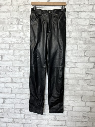 Vintage Wrangler Genuine Leather Black 