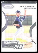 Brady Singer 2020 Panini Prizm #WIP-13    Warming in the Pen Silver Prizm