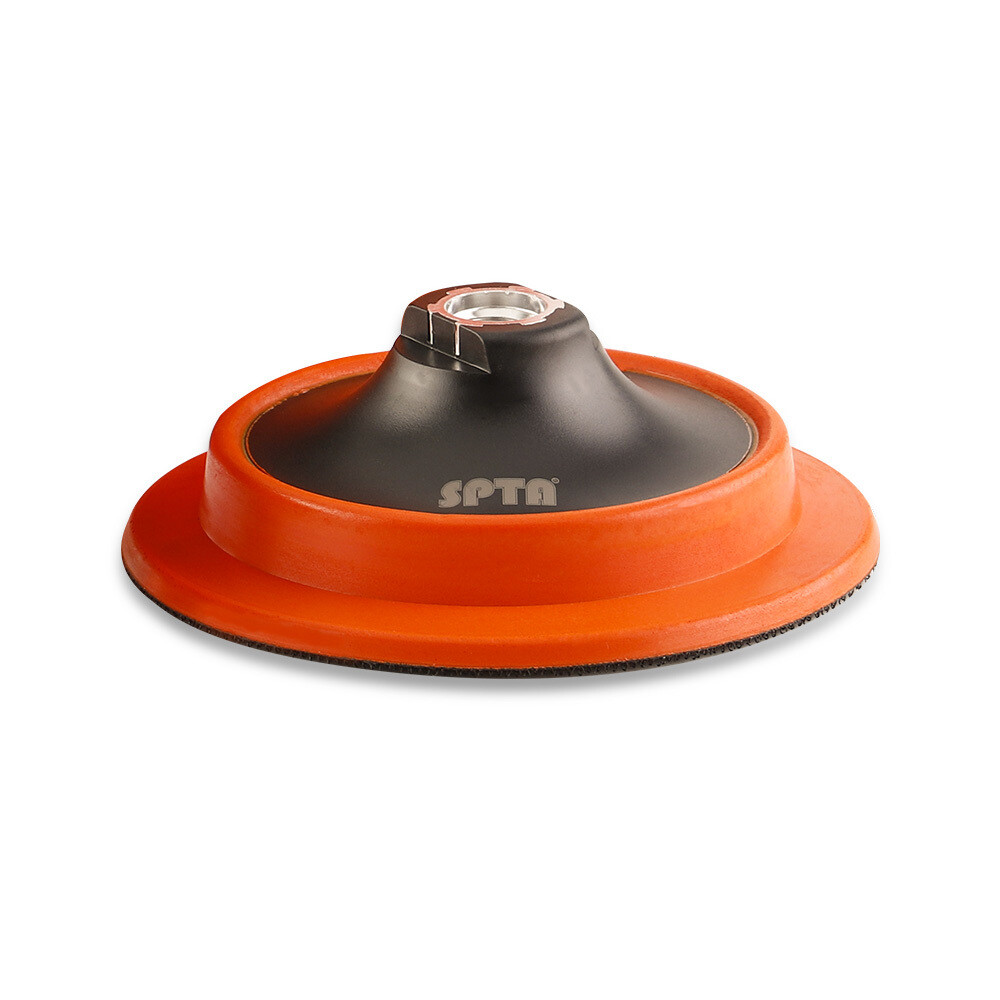 SPTA 5/6 Inch Hook Loop Sanding Disc Backing Plate M14 Thread for RO