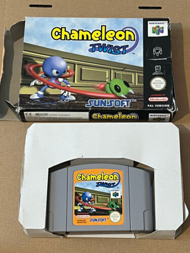 Nintendo 64 N64 Jeu Chameleon Twist Pal - Photo 1/6
