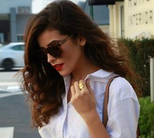 NEW MANGO (ZARA GROUP) White (Off White) Shirt Dress size L