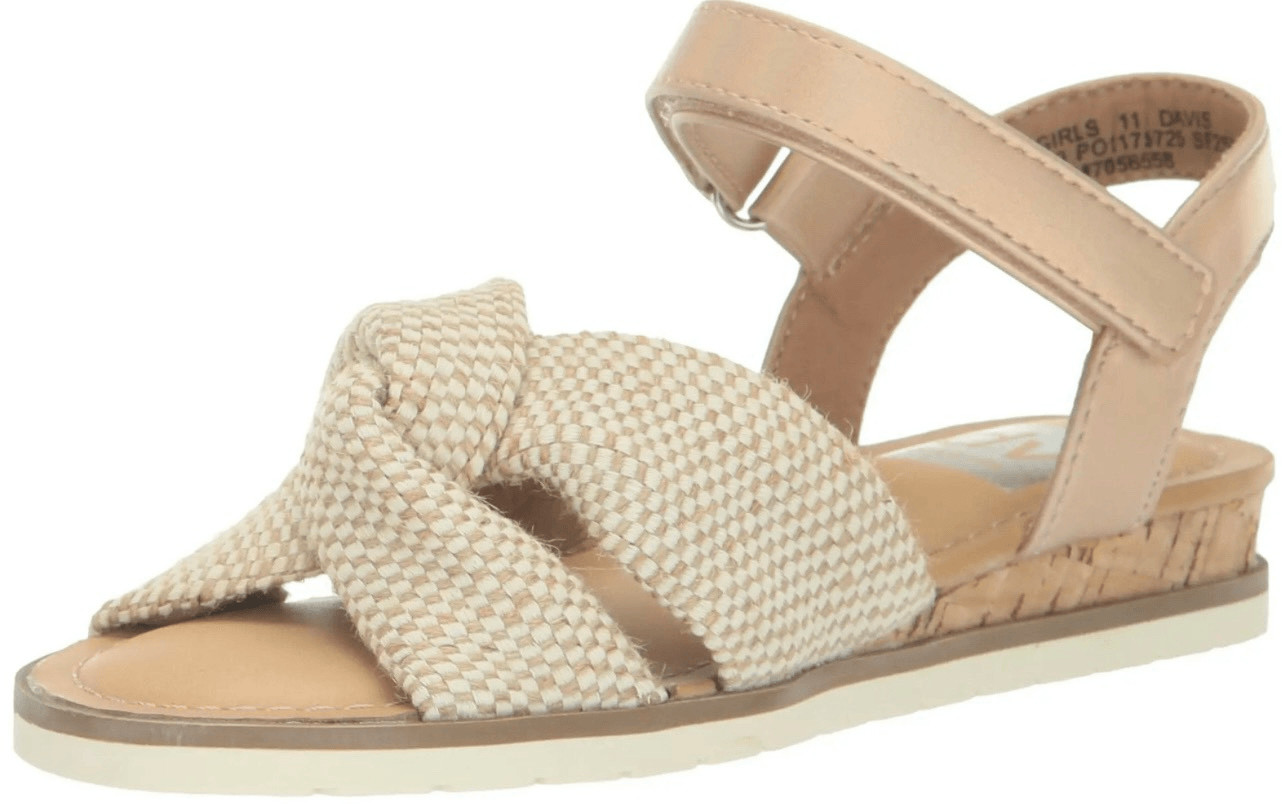 DV by Dolce Vita Sandals Girls Size 3 Tan Open Toe Shoes