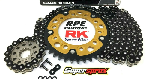 2017-19 KTM 1290 Super Adventure S RK MAX-Z 525 BLK Race Chain and Sprockets Kit - Picture 8 of 8