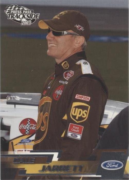 2003 Press Pass Trackside - Dale Jarrett #4 - 1 of 1