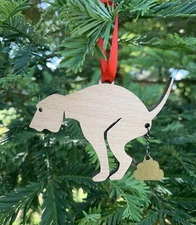 Pooping Pooches Merry Christmas Ornament
