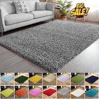 Large Shaggy Rugs Non Slip Living Room Hallway Runner Fluffy Bedroom Carpet Mat