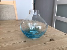 Image of LSA International Handmade Vivi Vase Turquoise New and Unused. Made In Poland