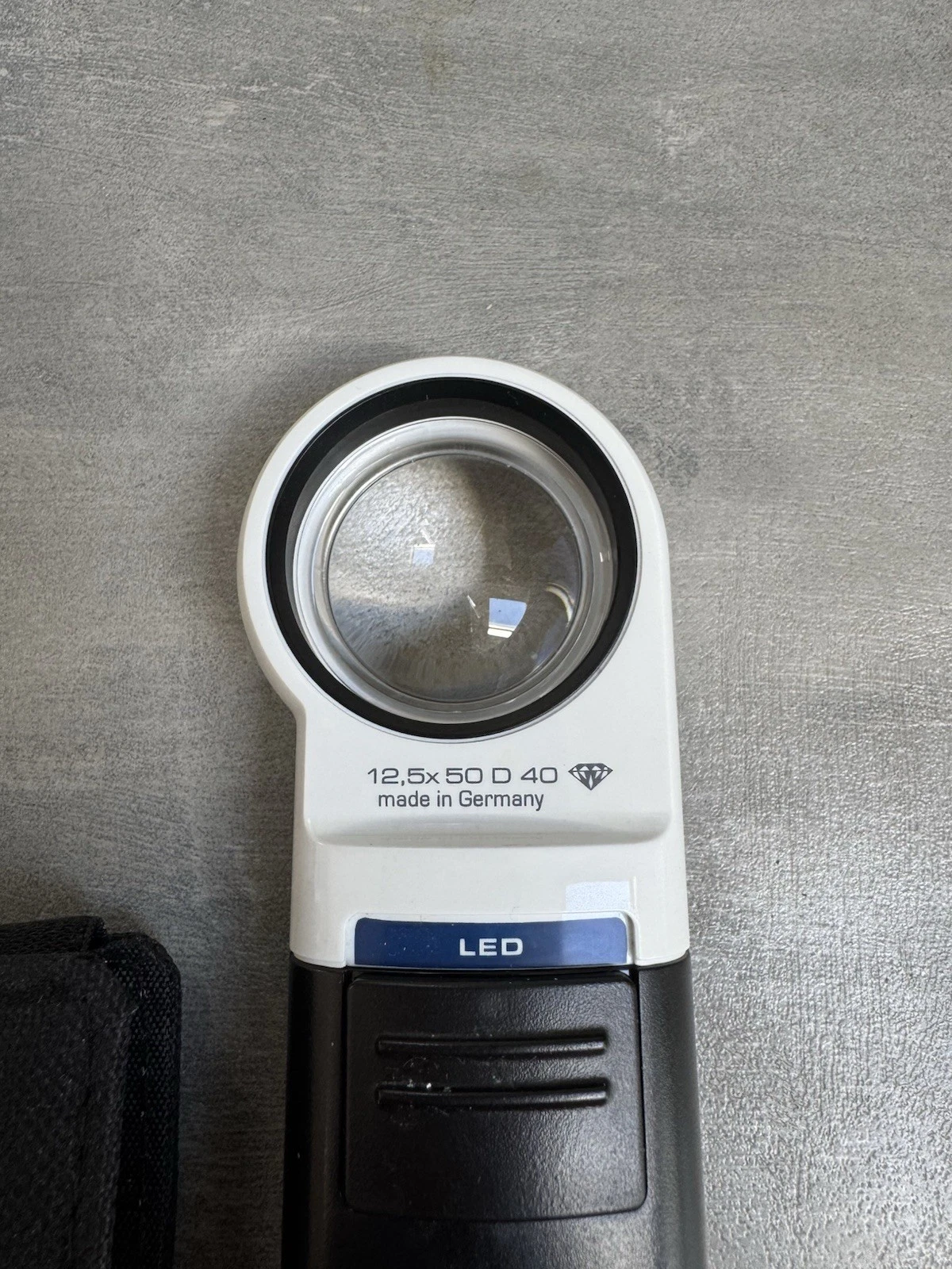Eschenbach Mobilux LED Handheld Magnifier  Low Vision Reading Aid 50D 12.5x 3
