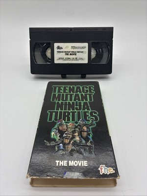 Vintage 1990 Teenage Mutant Ninja Turtles The Movie VHS F.H.E Mirage Studios