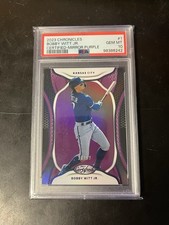 2023 Chronicles Certified Mirror Purple #1 Bobby Witt Jr PSA 10  30/50