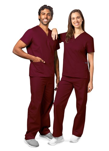 Adar Men Workwear Medical Nursing Doctor Uniform Scrub Set Uniform Shirt & Pants - Picture 152 of 161